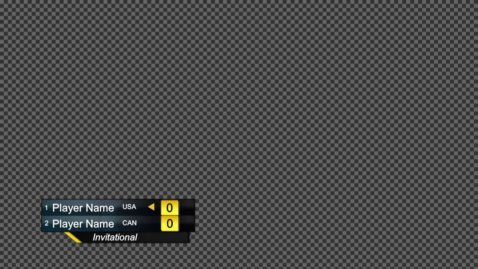 Livestream Studio™ Scoreboard Tennis